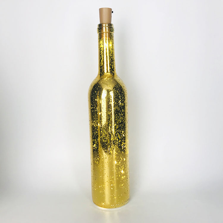 Decorative 750 ml glass bottle for sale