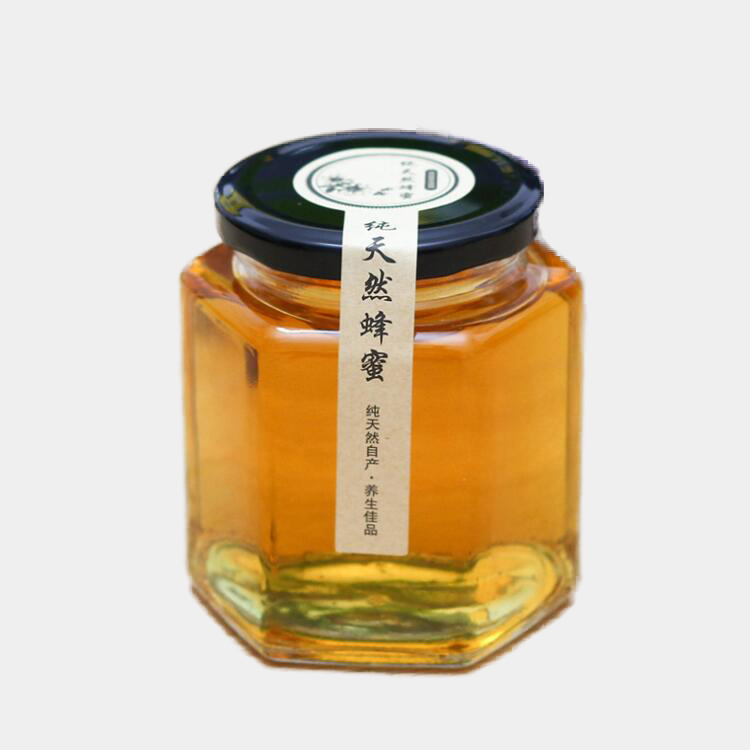 hexagonal glass jar (4)