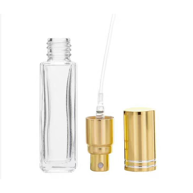 Factory Price Custom Made 30ml 50ml 100ml Square Atomizer Spray Glass Perfume Bottle