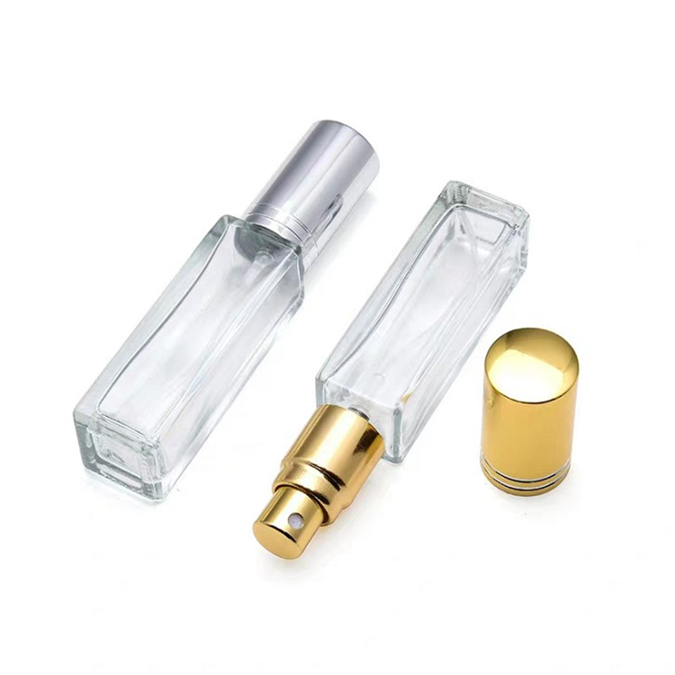 Factory Price Custom Made 30ml 50ml 100ml Square Atomizer Spray Glass Perfume Bottle