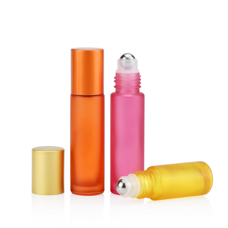 Mini travel empty 8ml 10ml roll on glass perfume bottle for sale