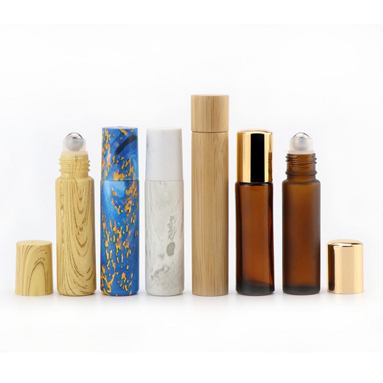 Mini travel empty 8ml 10ml roll on glass perfume bottle for sale