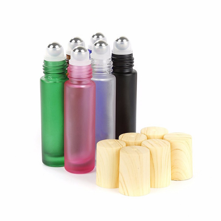 Mini travel empty 8ml 10ml roll on glass perfume bottle for sale