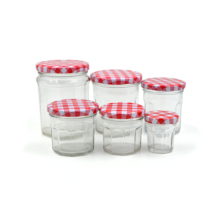 30ml 60ml 80ml 100ml 180ml 230ml 500ml 750ml Glass Jar with Lids Food Storage Jar