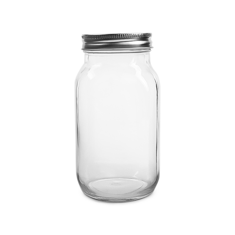 Factory Price Airtight Food Container Clear Glass Mason Jar Storage Jar In Stocks