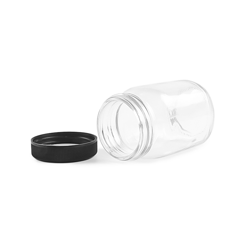 120 ml small glass jar with plastic lid