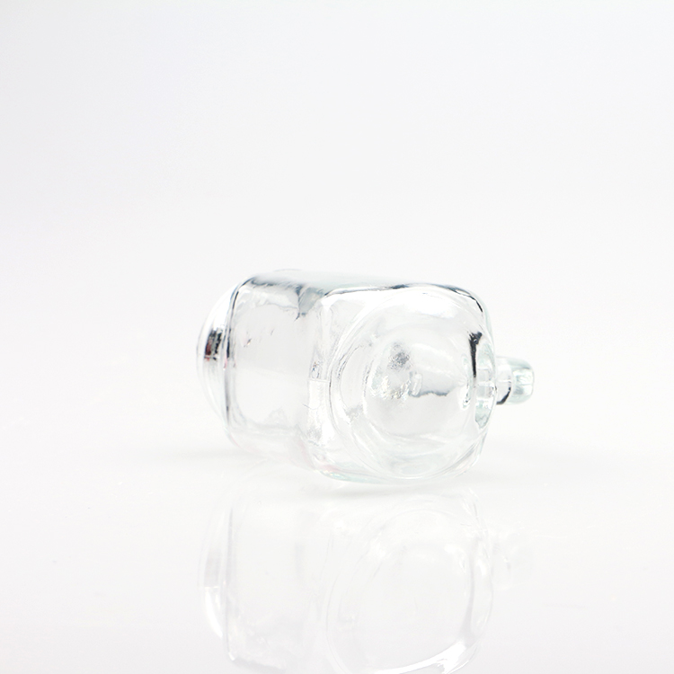 Food grade clear mini 50ml glass mason jar for candy with lid