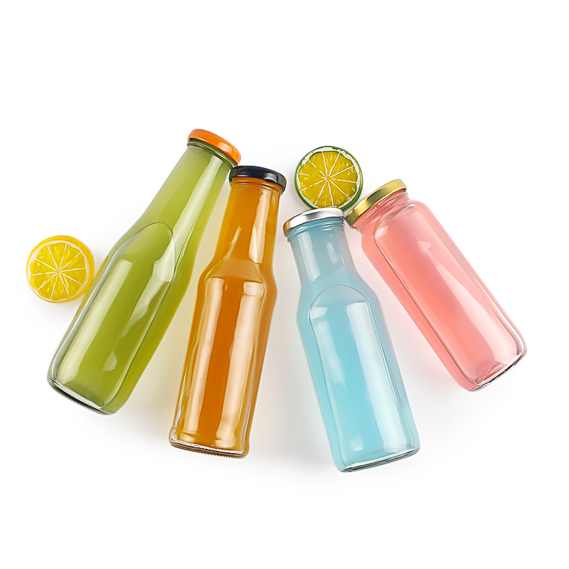 New arrival 250ml 270ml 300ml 350ml long neck clear glass beverage bottles