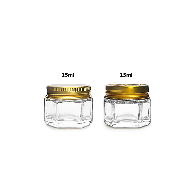 wholesale 15ml empty glass honey jar jam storage jar