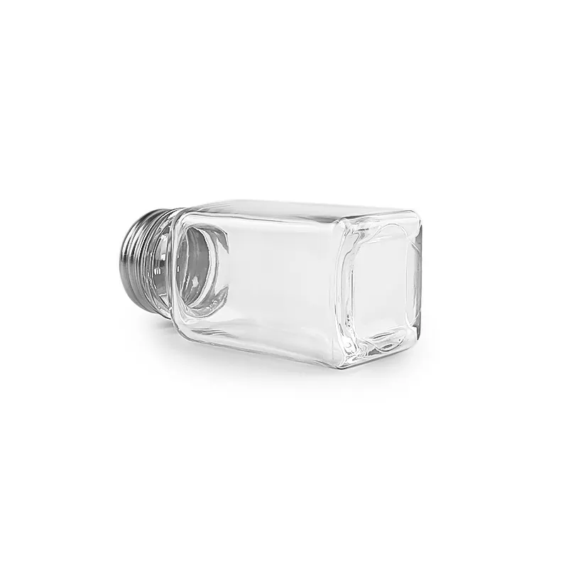 Barbecue 80ml 90ml empty glass spice jar salt pepper shaker jar for sale