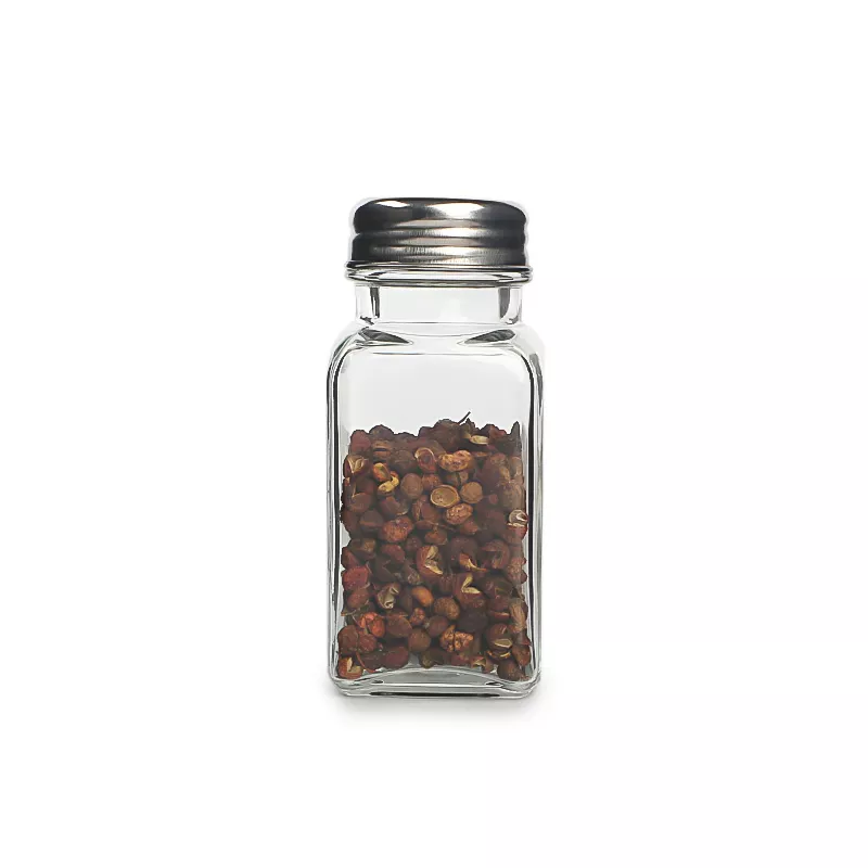 Barbecue 80ml 90ml empty glass spice jar salt pepper shaker jar for sale