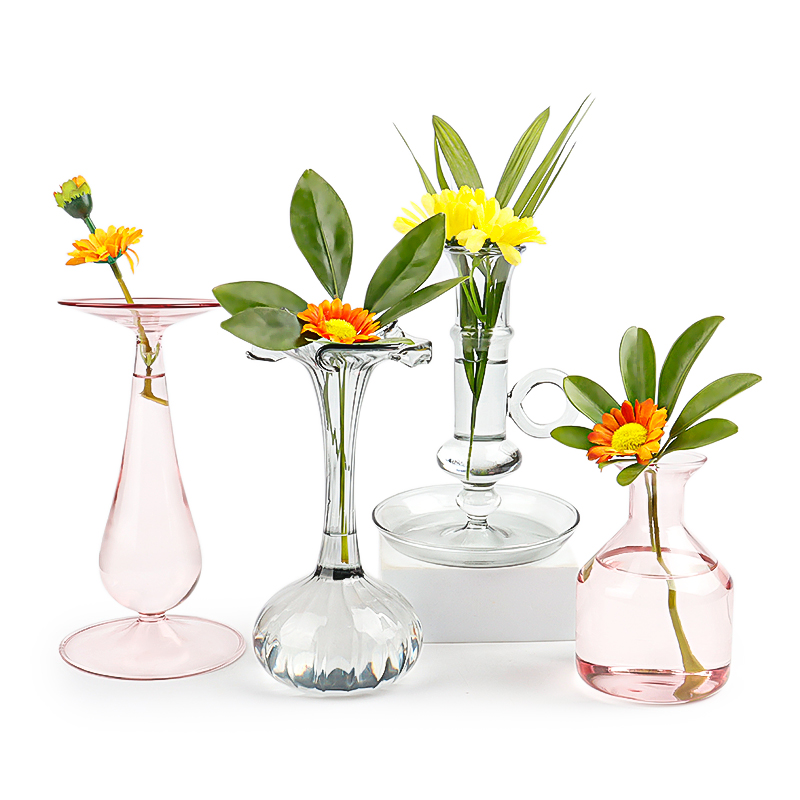 Wholesale Nordic Modern Home Hotel Decorative creative glass vase for flower