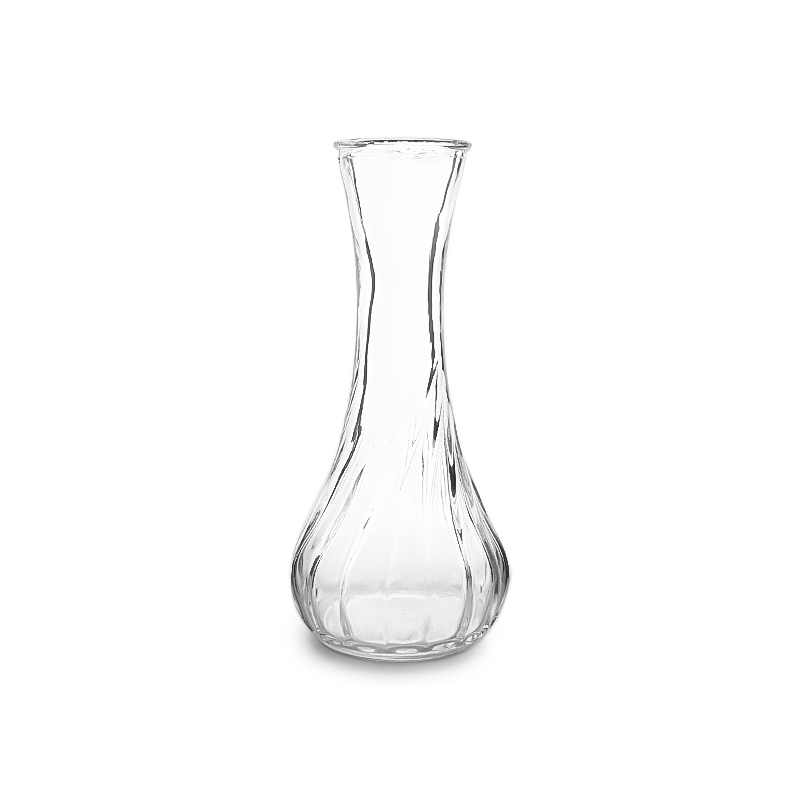 Bulk cheap small glass vases set for flowers