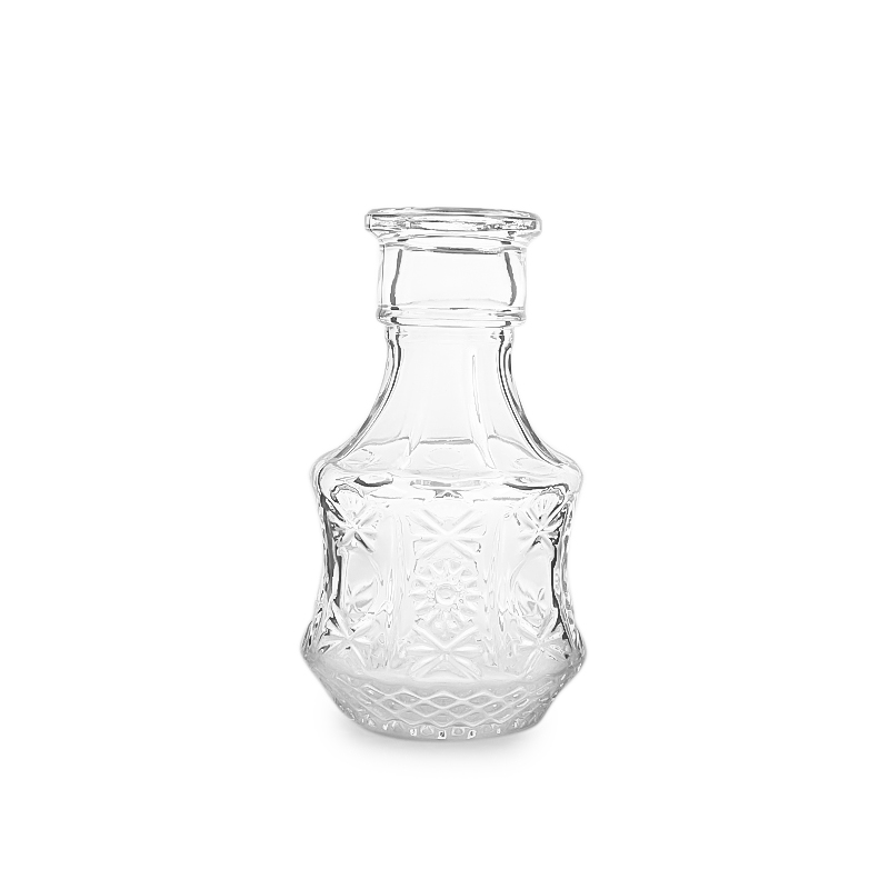 Factory wholesale different types decorative small clear glass vases