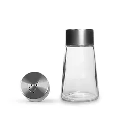 Wholesale 80ml 90ml 100ml Kitchenware Pepper Sea Salt Spice Seasonings Shaker Glass Bottle With Cap