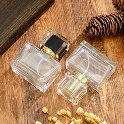 30ml Low Flat Square Perfume Glass Bottle Perfume Spray Glass Bottle