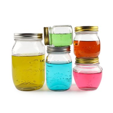 Glass Canning Jars With Regular Lids, Ideal for Jam, Honey, Wedding Favors, Shower Favors, DIY Spice Jars