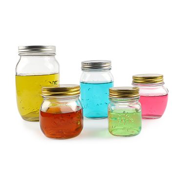 Glass Canning Jars With Regular Lids, Ideal for Jam, Honey, Wedding Favors, Shower Favors, DIY Spice Jars