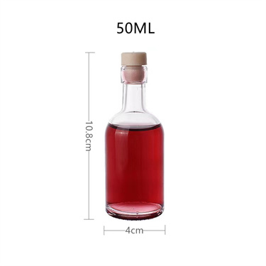 20ml 30ml 50ml mini spirits glass fermentation liquor gin bottles for spirits tasting wholesale