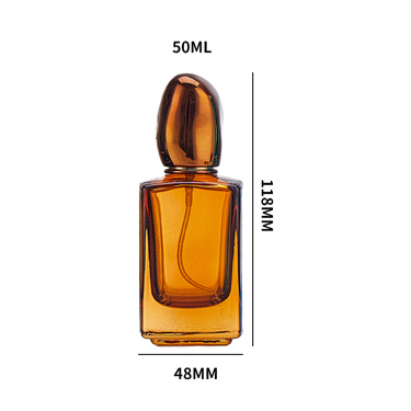 30ml 50ml colorful home car decor glass perfume bottle with sprayer mist lid wholesale