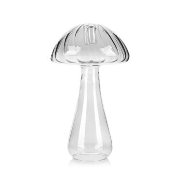 Decorative Mushroom and Lamp-shaped Glass Candle Jars Recycled Candle Holder