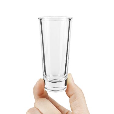 50ml 1.7oz Thick Base Clear Glass Cups Glassware for Party Club Bar Spirit Tasting Tool