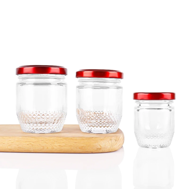 40ml 75ml 100ml high white super glass material edible bird nest jam glass jar high temperature resistant glass jars with metal lids