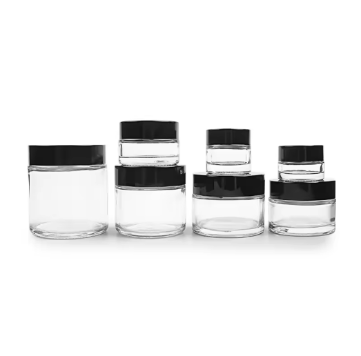 0.1oz eyeliner cream eye cream glass bottle,trial face creameye cream mini jar 3-20ml wholesale