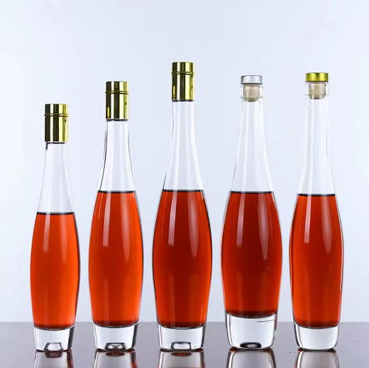 Premium Empty Liquor Wine 175ml 275ml 375ml 500ml Glass Vodka Bottles Wine Glass Bottle Wholesale