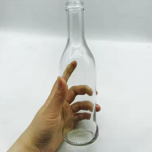 250ml 275ml wholesale cocktail beer glass soda bottles with metal crown cap