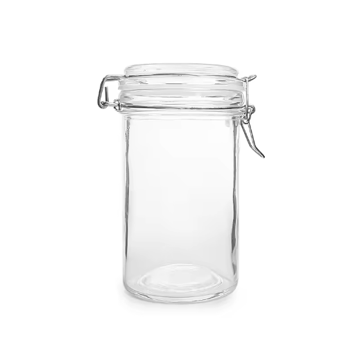 50ml-450ml 4oz small snack storage food storage glass jar honey jar with swing clip top