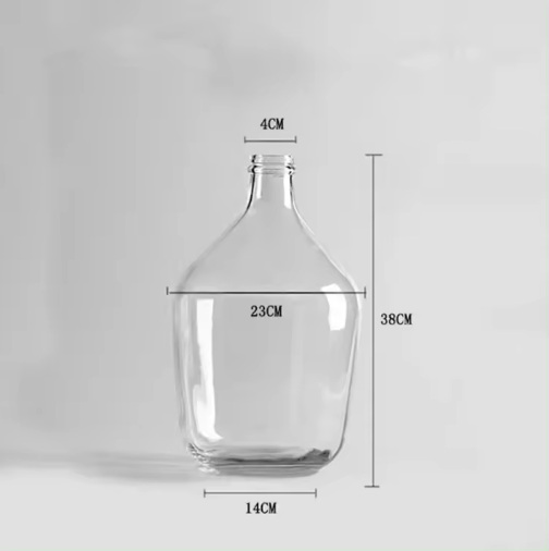 Wholesale Clear Round Big Glass Vase For Decoration For Plants