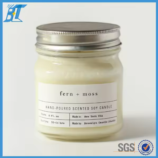 4oz 120ml mini soy wax high quality glass mason jar for candle making candle holder jar container