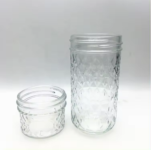 empty 4oz 8oz 12oz glass candle mason jars for candle making