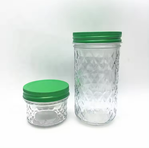 empty 4oz 8oz 12oz glass candle mason jars for candle making