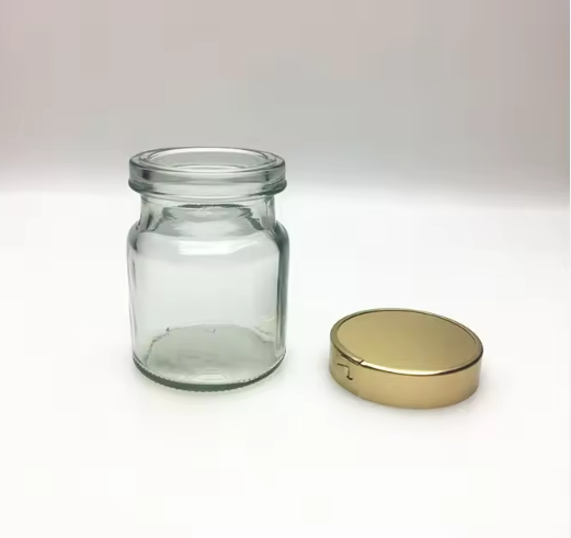 Convenient two piece metal aluminum tinplate cap rings for Bird’s Nest glass bottle jar