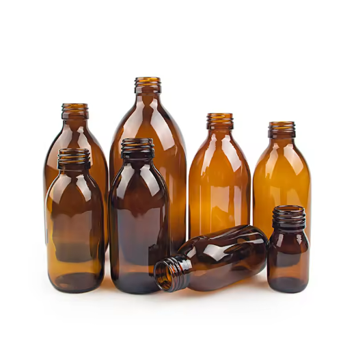 Avoid light amber medicine glass bottle Syrup bottle 30ml 60ml 125ml 150ml 200ml 250ml 300ml 500mlMultiple specifications