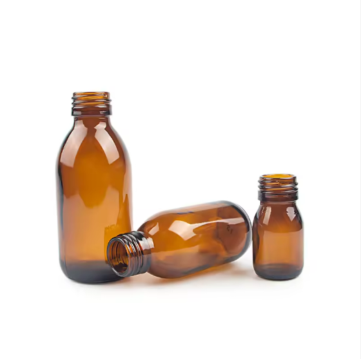 Avoid light amber medicine glass bottle Syrup bottle 30ml 60ml 125ml 150ml 200ml 250ml 300ml 500mlMultiple specifications