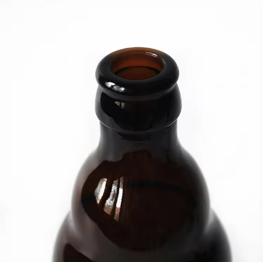 Wholesale 330ml Empty Amber Beer Glass Bottle With Crown Cap