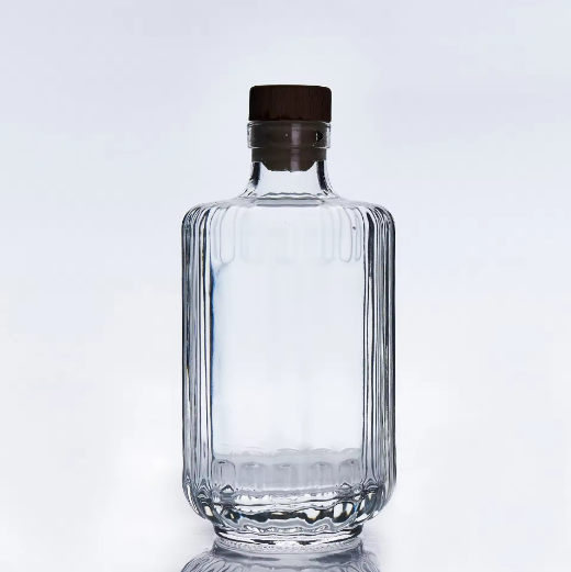 OEM,ODM,Custom Clear Empty 50/100/500/700/750ml/1 Liter Gin,Wine,Rum,Vodka,Whiskey Spirit Liquor Glass Bottle With Label