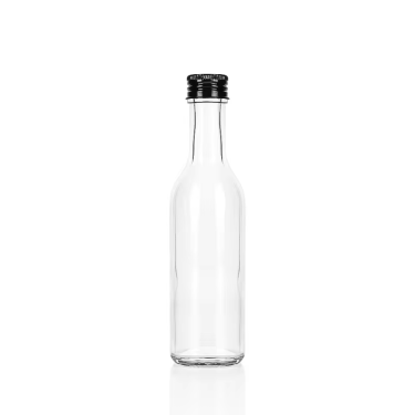 small glass wine bottle