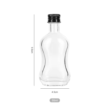 50ml glass wine bottle