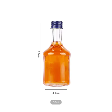 50ml mini glass wine bottle