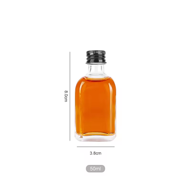 50ml mini glass wine bottle