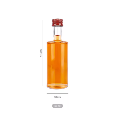 50ml mini glass wine bottle