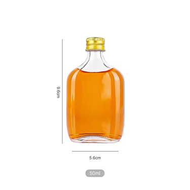 50ml mini glass wine bottle