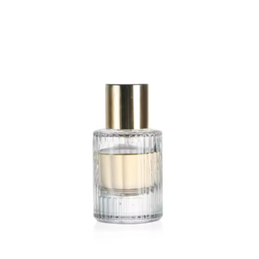 High quality stripe 30ml small empty perfume bottles with pump sprayer wholesale