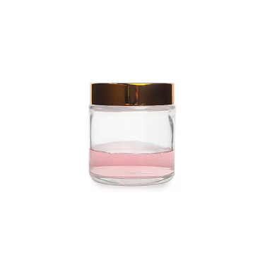 customized color cosmetic glass jar