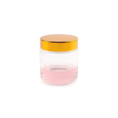 customized color cosmetic glass jar