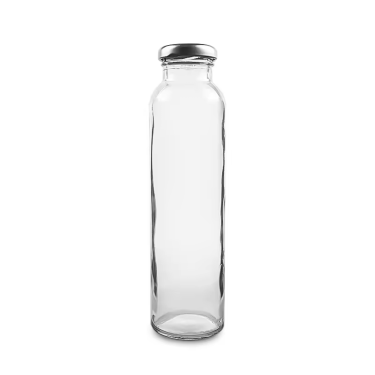 glass beverage bottle